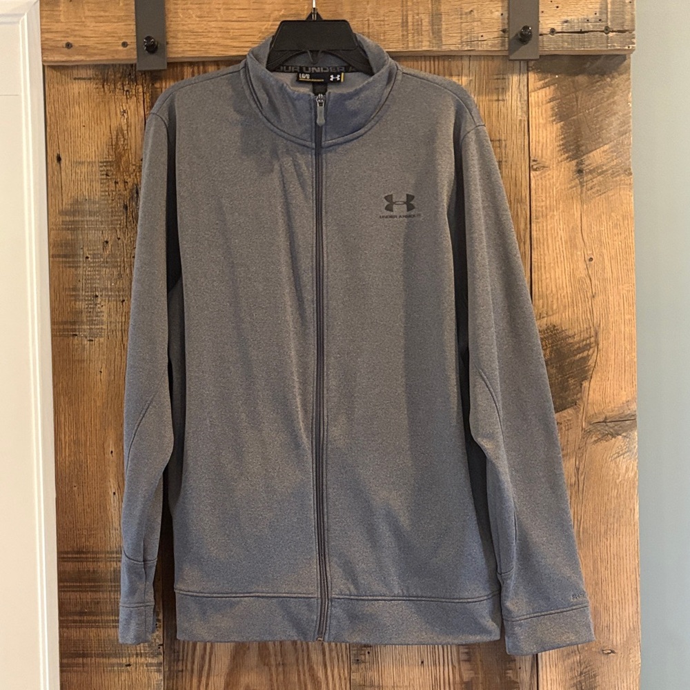 Under Armour Men's Gray Performance Zippered Top